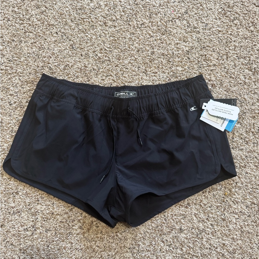 O'Neill Black Women's Drawstring Swim Shorts